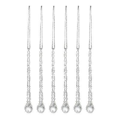 Набор ёлочных украшений icy sparkles из коллекции new year essential, 6 шт.