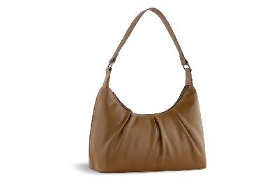 Сумка женская наплечная маленькая BUGATTI Mila, коньячная, полиуретан, 28 x 9 x 1421 см