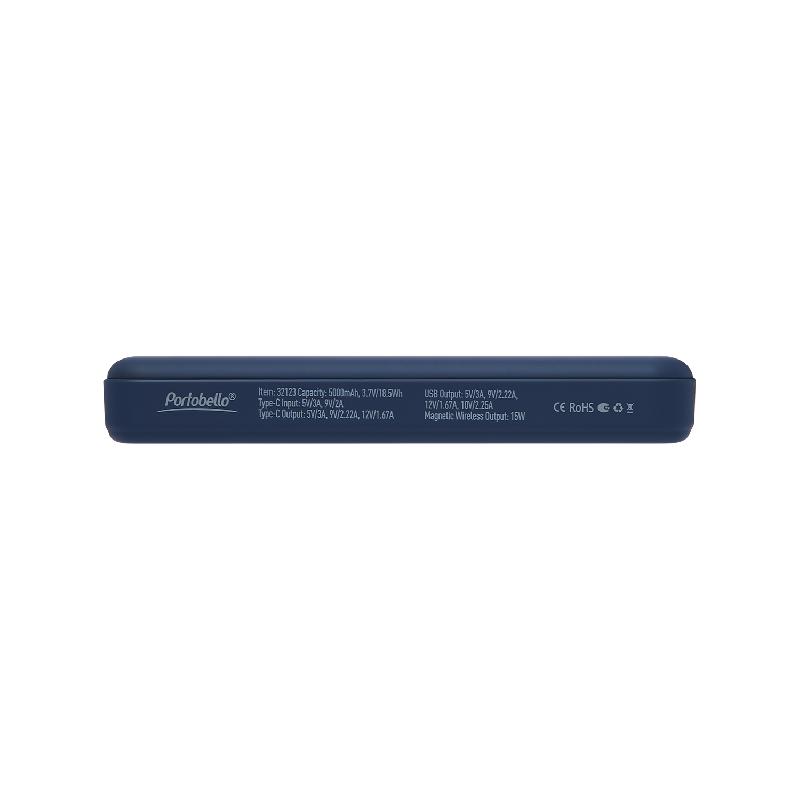Внешний аккумулятор Largo PD 5000mAh с функцией беспроводной зарядки 15W