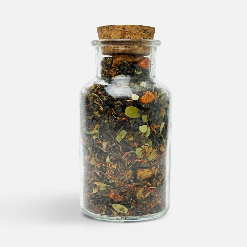 Чай «Сокочай», зеленый с соком ананаса, облепихой