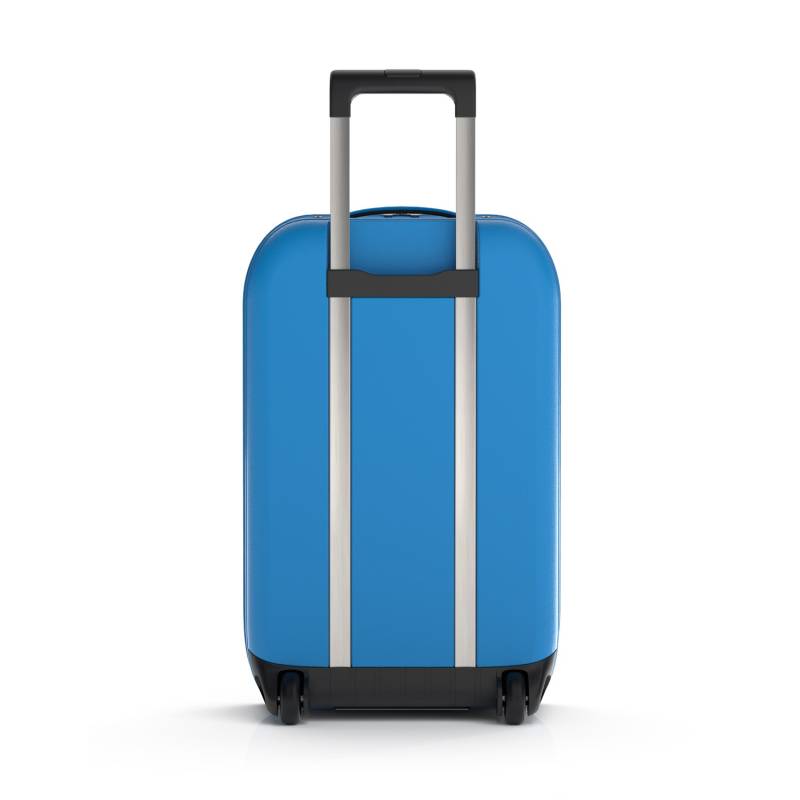 Чемодан складной Rollink Aura 55x40x20 см, 2 колеса, синий