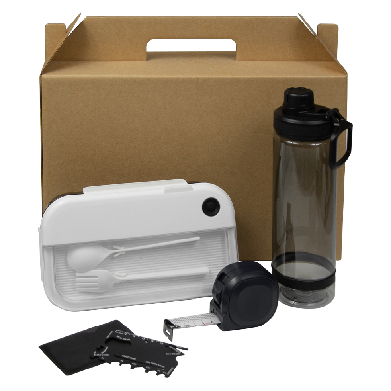 Набор подарочный Solution Everyday Kit Quattro (мультитул, рулетка, ланч бокс, бутылка для воды)