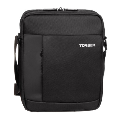 Сумка кроссбоди TORBER, нейлон, 28х22х6 см