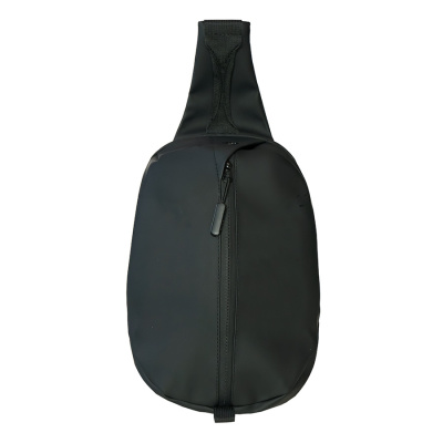 Сумка на плечо  водостойкая "Sling", чёрный, 33 х 18 х11 см, 100%  полиуретан