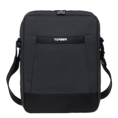 Сумка кроссбоди TORBER, полиуретан, 27х21х6 см