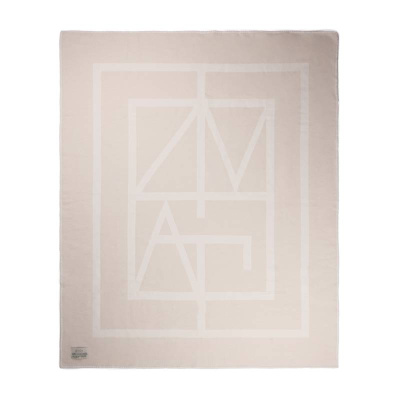 Плед VINGA Monogram из переработанного полиэстера GRS, 170x130 см