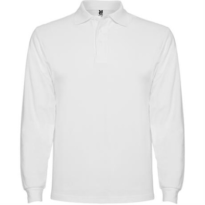 Футболка поло ESTRELLA L/S мужская, БЕЛЫЙ S