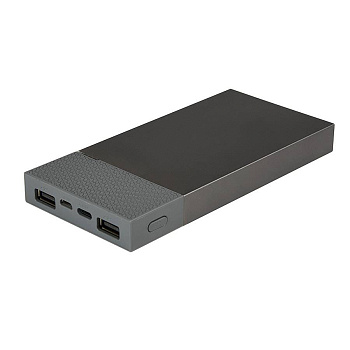 Универсальный аккумулятор "Slim Pro" (10000mAh),белый, 13,8х6,7х1,5 см,пластик,металл