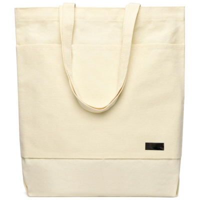 Сумка для покупок JETTA 325 г/м² с шильдом - фура, натуральный