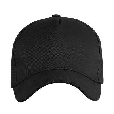 Бейсболка STAN 5 клиньев хлопок,260,112, Черный (20)