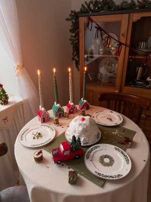 Свеча декоративная upcoming holidays из коллекции new year essential, 15 см