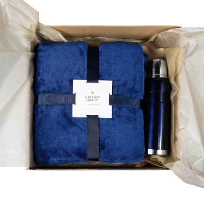 Набор подарочный Solution Duo (Плед "Super Soft Comfort", термос стальной "Space")