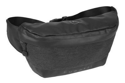 Сумка на пояс BUGATTI Universum, овая, полиэстер меланжтарпаулин, 27х5х15 см, 1 л