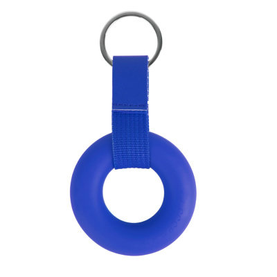 Брелок с эспандером "WORKOUT", зеленый, 7х2см,силикон, текстиль