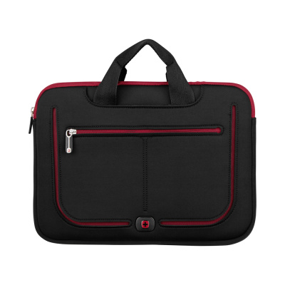 Сумкачехол для ноутбука WENGER 13",  с красными элементами, 100% нейлон, 33х24х2 см, 2 л