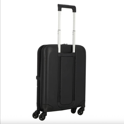 Чемодан складной Rollink FLEX LIGHT 55x40x20 см, 4 колеса, черный