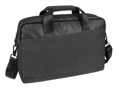 Портфель мужской BUGATTI Universum 15'', овый, полиэстер меланжтарпаулин, 38х7х27 см, 7 л