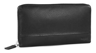 Кошелёк BUGATTI Atlanta, на молнии, натуральная воловья кожа, 19,5х2,5х10,5 см