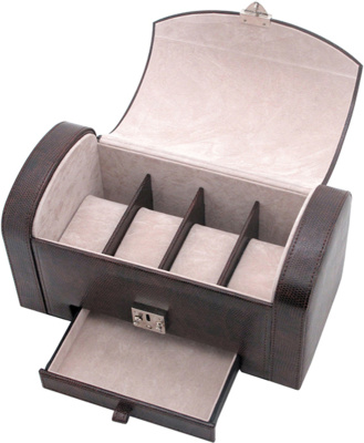 Шкатулка для часов и мужских аксессуаров Jardin D'Ete,  "змея", 26,5 x 13,0 x 13,5 см