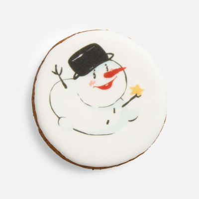 Печенье имбирное «Снеговик»