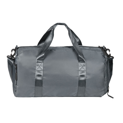 Сумка спортивная "Gym", серая, 45х21х20 см, полиэстер
