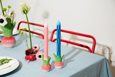 Подсвечник radish, 6,7 x 6,7 x 8,7 см